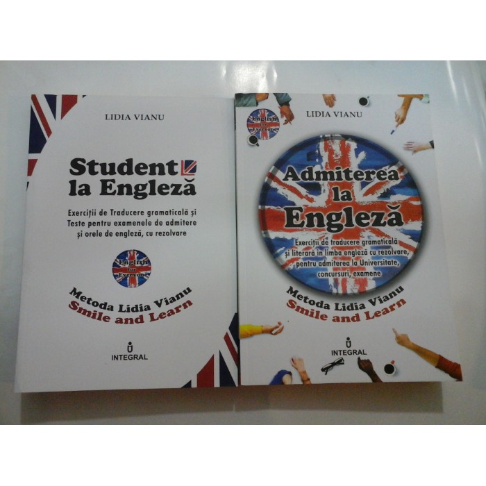 Admiterea la Engleza (vol. I)  Student la Engleza (vol. II)  -  LIDIA  VIANU 